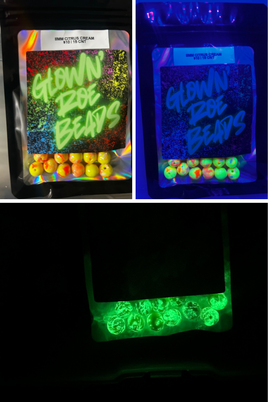 UV Glow Salmon & Trout Beads | Passion Roe