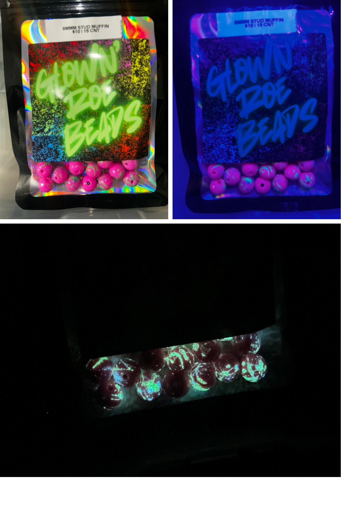UV Glow Trout & Salmon Beads| StudMuffin |