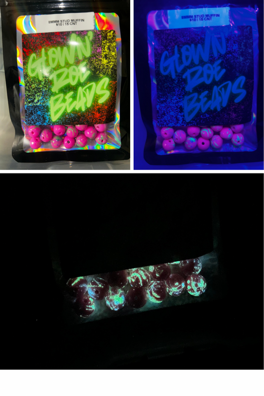 UV Glow Trout & Salmon Beads| StudMuffin |